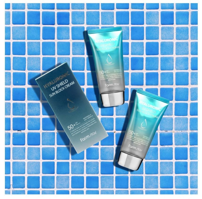Farm Stay - Hyaluronic UV Shield Sun Block Cream-1