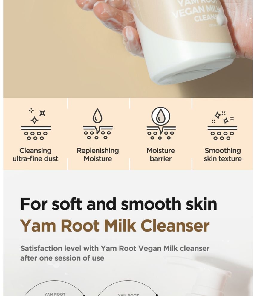 Isntree - Yam Root Vegan Milk Cleanser-3