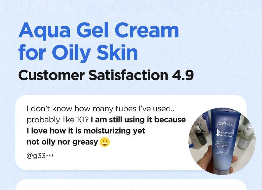 Isntree - Hyaluronic Acid Aqua Gel Cream - Image 5