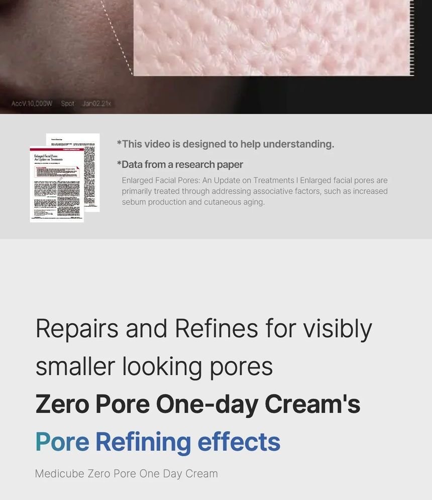 medicube - Zero Pore One Day Cream-5