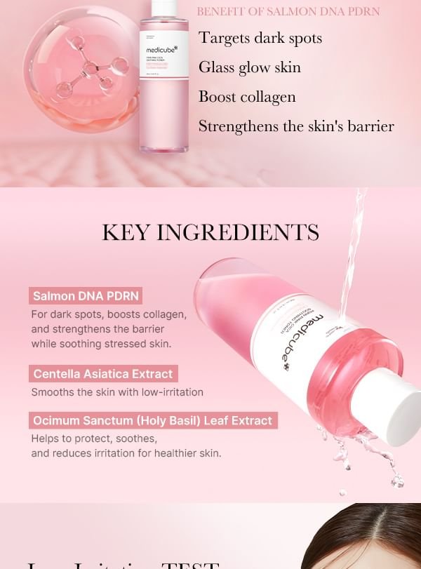 medicube - PDRN Pink Cica Soothing Toner-4