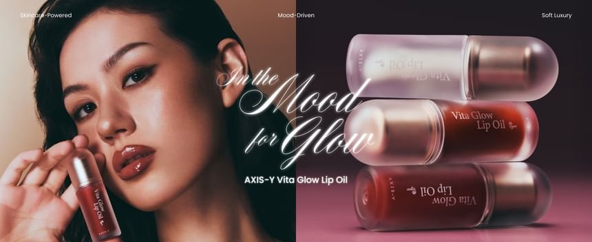 AXIS - Y - Vita Glow Lip Oil - 3 Colors-1