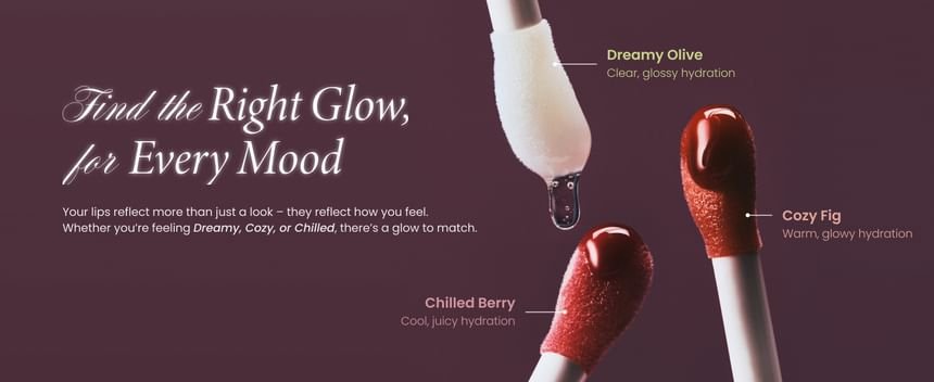 AXIS - Y - Vita Glow Lip Oil - 3 Colors-5