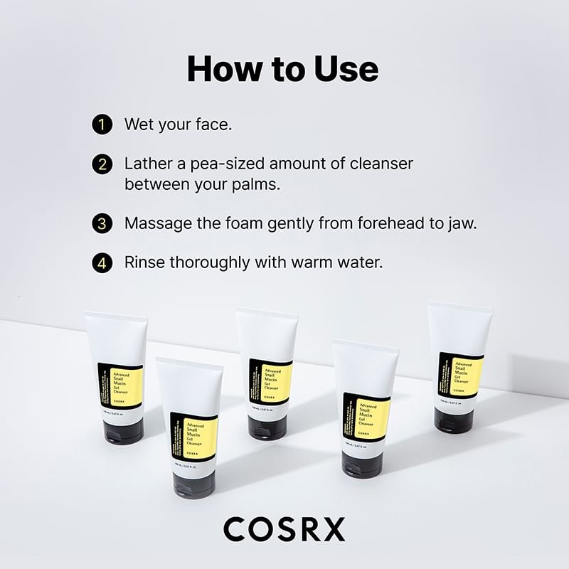 COSRX - Advanced Snail Mucin Gel Cleanser-3