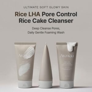 Arencia - Rice + LHA Pore Control Rice Cake Cleanser 150g-1
