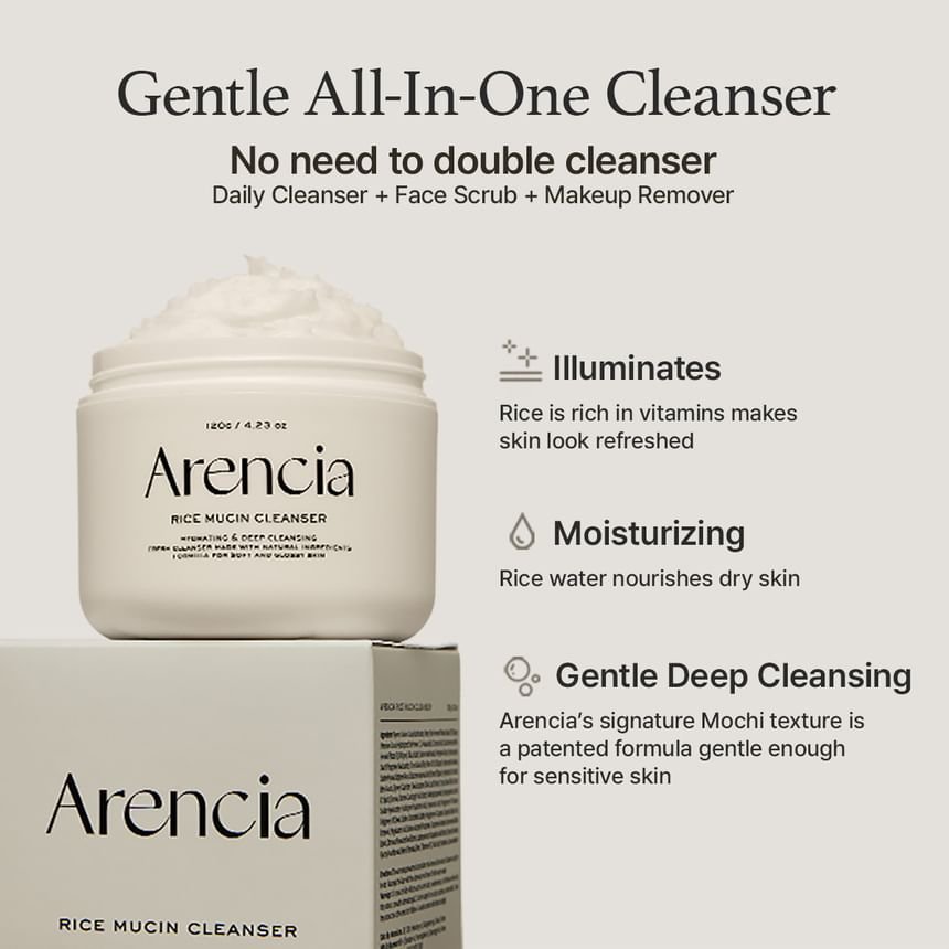 Arencia - Rice Mucin Cleanser-1
