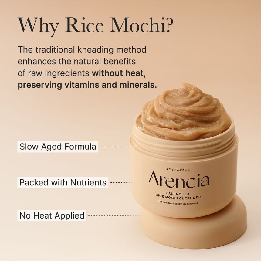 Arencia - Calendula Rice Mochi Cleanser-9