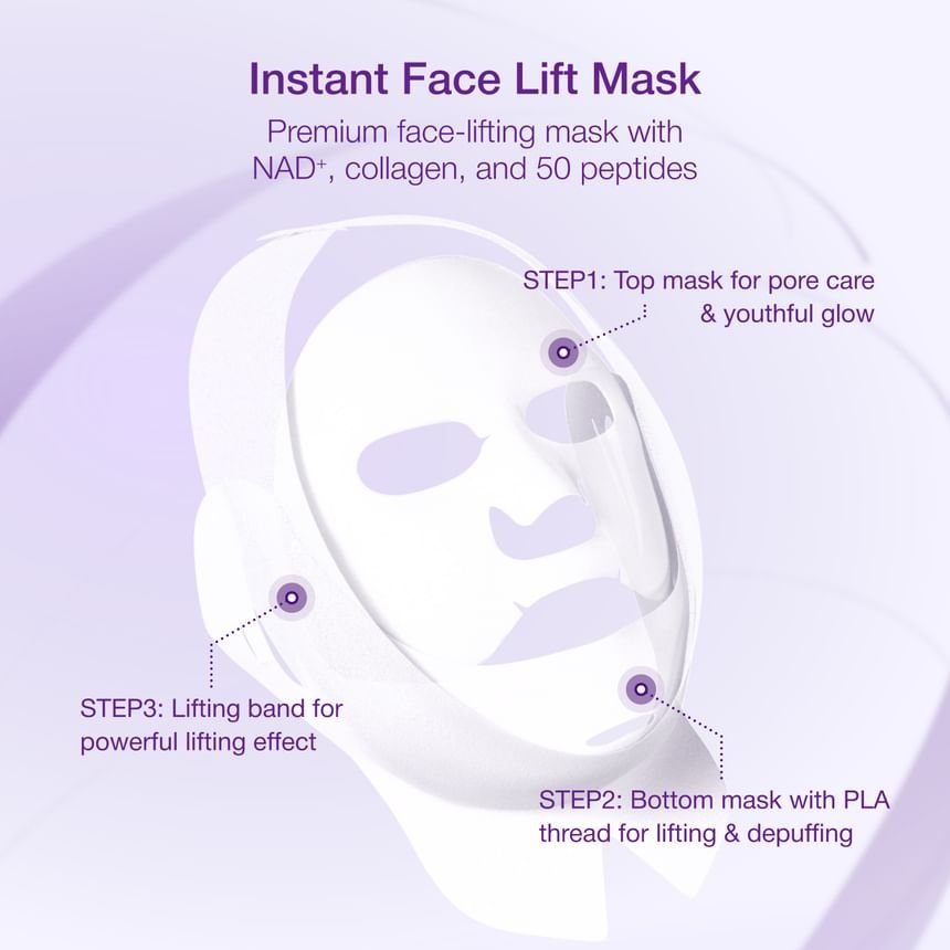 numbuzin - No.9 NAD Bio Lifting-sil Full Face Mask Set-3