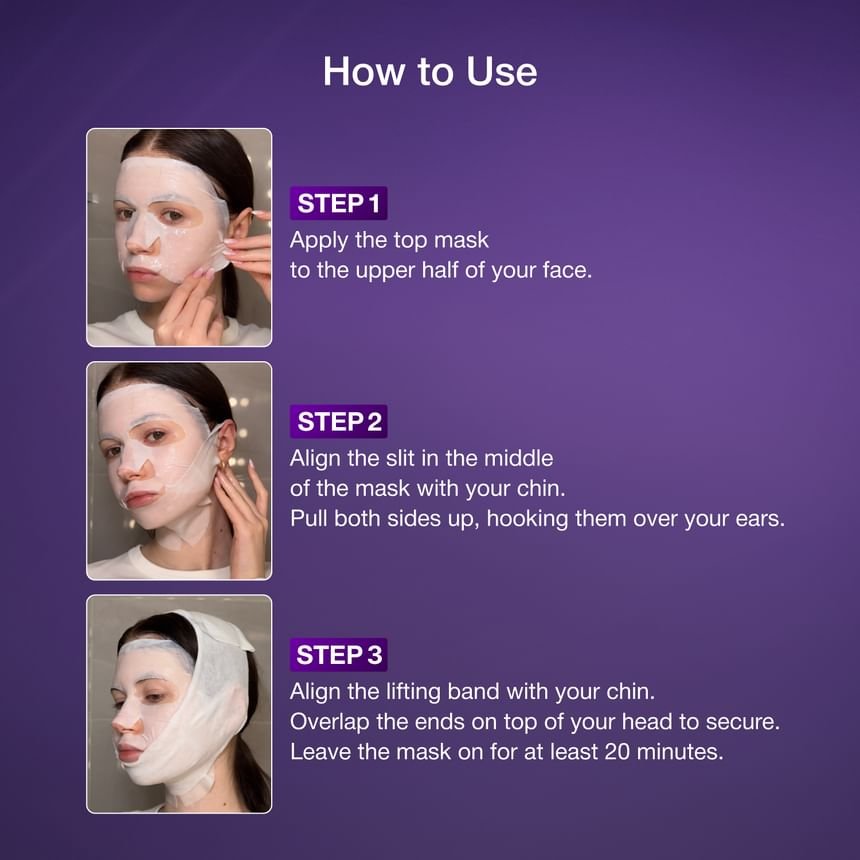 numbuzin - No.9 NAD Bio Lifting-sil Full Face Mask Set-8