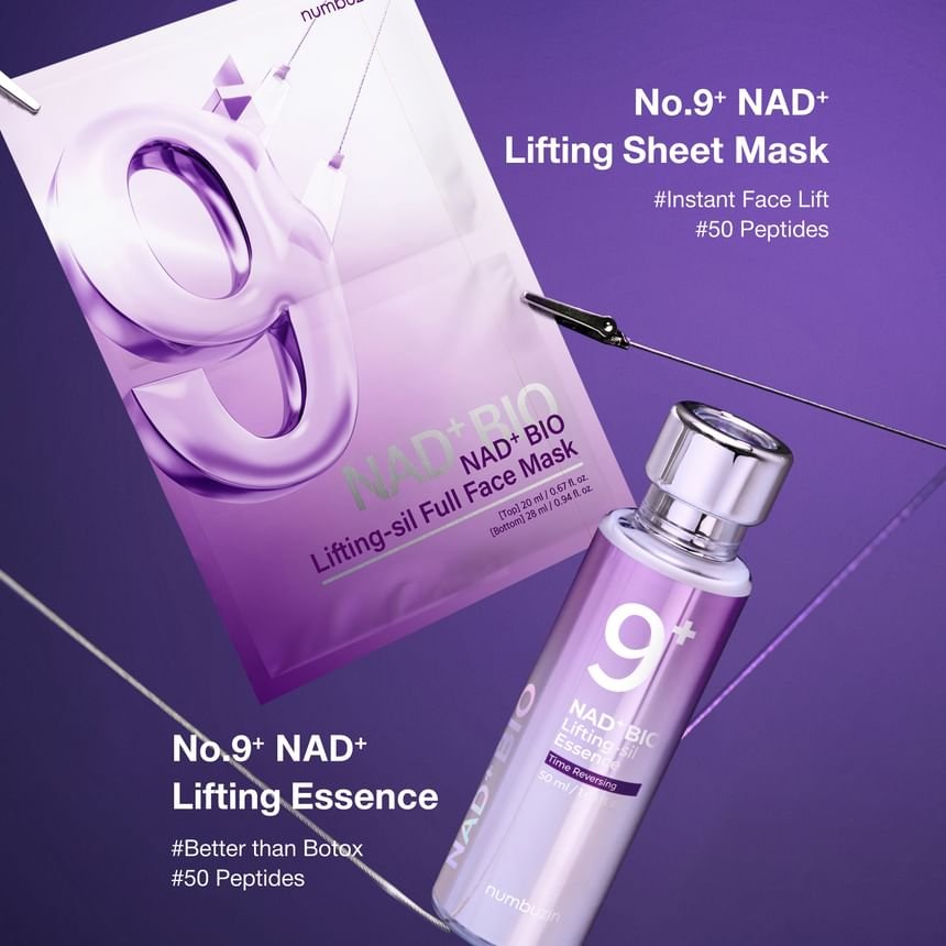 numbuzin - No.9 NAD Bio Lifting-sil Full Face Mask Set-9